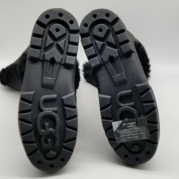 UGG Sundance Short II Revival Black Water Resistant Womens Boots Size 6 - Picture 5 of 6